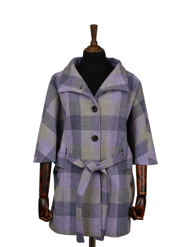 Harris Tweed Ladies Belted Cape - HB156