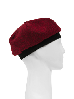 Harris Tweed Beret - 211 (Black)