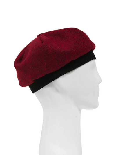 Harris Tweed Beret - 211 (Black)