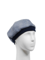 Harris Tweed Beret - 228 (Navy)
