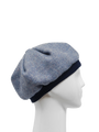 Harris Tweed Beret - 228 (Navy)