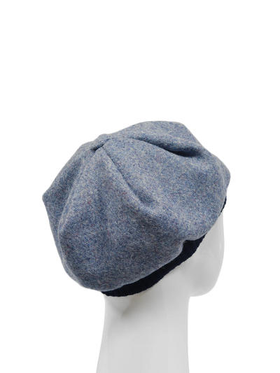 Harris Tweed Beret - 228 (Navy)