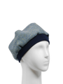 Harris Tweed Beret - 332 (Navy)