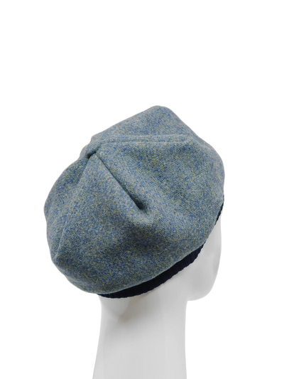 Harris Tweed Beret - 332 (Navy)