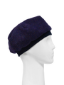 Harris Tweed Beret - 337 (Black)