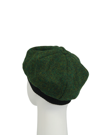 Harris Tweed Beret - 352 (Black)