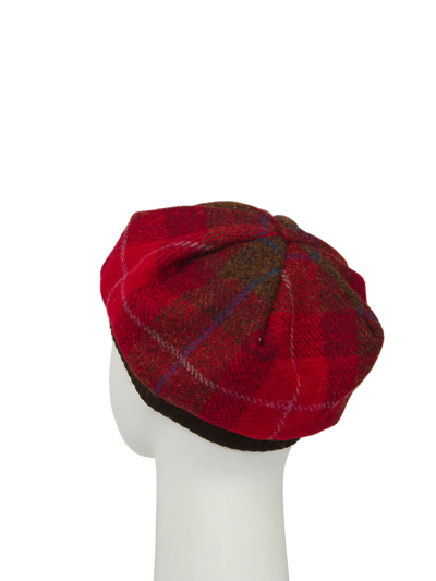 Harris Tweed Beret - A001 (Brown)
