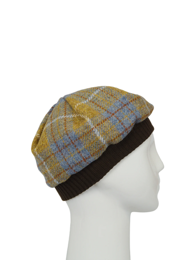 Harris Tweed Beret - A0102 (Brown)