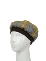 Harris Tweed Beret - A0102 (Brown)