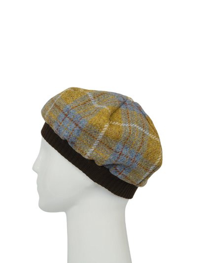 Harris Tweed Beret - A0102 (Brown)