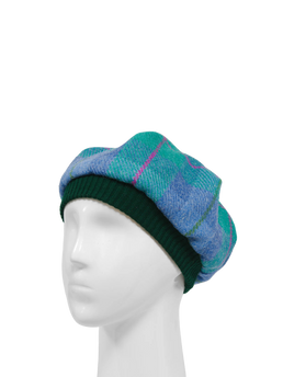 Harris Tweed Beret - A0122 (Green)