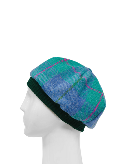 Harris Tweed Beret - A0122 (Green)