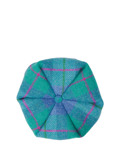 Harris Tweed Beret - A0122 (Green)