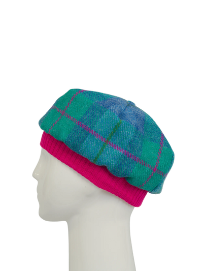 Harris Tweed Beret - A0122 (Pink)