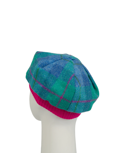 Harris Tweed Beret - A0122 (Pink)