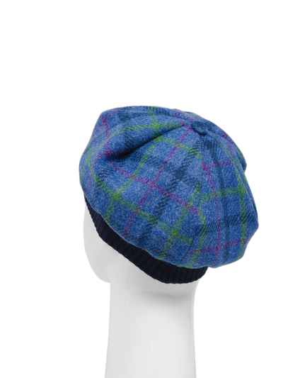 Harris Tweed Beret - A0156 (Navy)