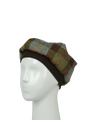 Harris Tweed Beret - A017 (Brown)