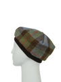 Harris Tweed Beret - A017 (Brown)