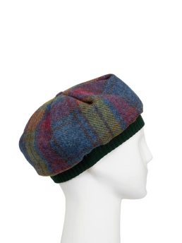 Harris Tweed Beret - A0195 (Green)