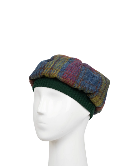 Harris Tweed Beret - A0195 (Green)