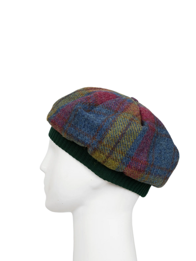Harris Tweed Beret - A0195 (Green)