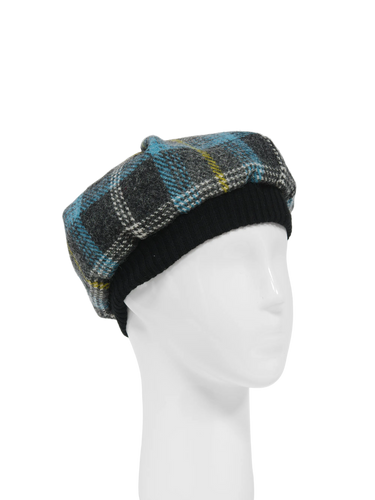 Harris Tweed Beret - A0204 (Black)