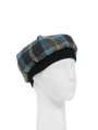 Harris Tweed Beret - A0204 (Black)