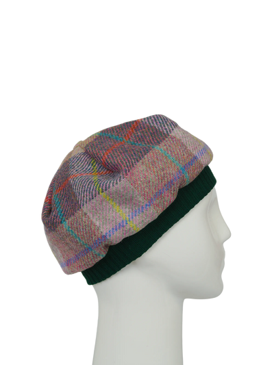 Harris Tweed Beret - A0224 (Green)