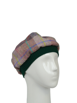 Harris Tweed Beret - A0224 (Green)