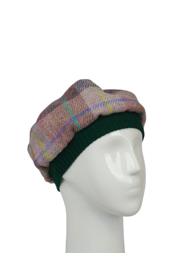 Harris Tweed Beret - A0224 (Green)