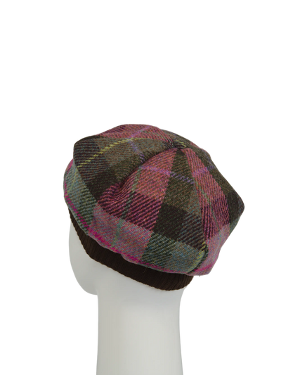 Harris Tweed Beret - A0254 (Brown)