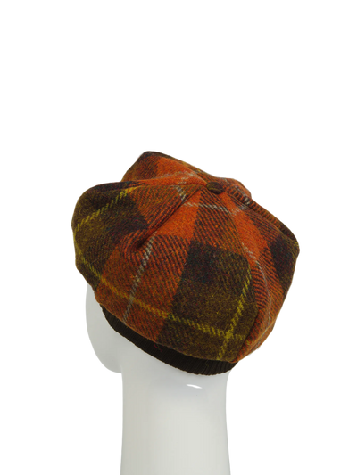 Harris Tweed Beret - A0258 (Brown)