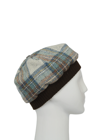 Harris Tweed Beret - A0259 (Brown)