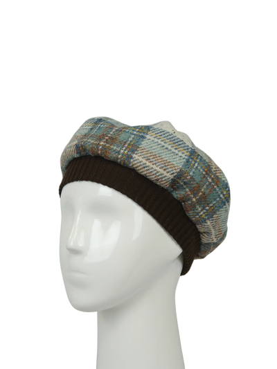 Harris Tweed Beret - A0259 (Brown)