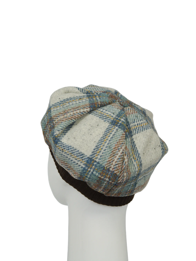 Harris Tweed Beret - A0259 (Brown)