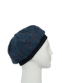 Harris Tweed Beret - A0260 (Navy)