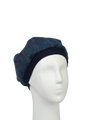 Harris Tweed Beret - A0260 (Navy)