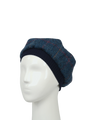 Harris Tweed Beret - A0260 (Navy)