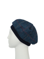 Harris Tweed Beret - A0260 (Navy)