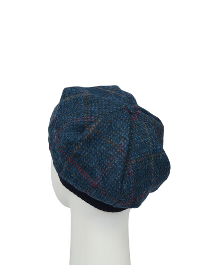 Harris Tweed Beret - A0260 (Navy)