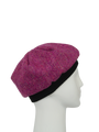 Harris Tweed Beret - HB130 (Black)