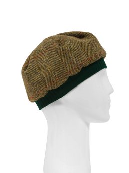 Harris Tweed Beret - HB67 (Green)