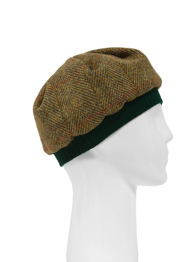 Harris Tweed Beret - HB67 (Green)