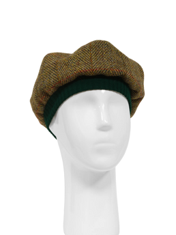 Harris Tweed Beret - HB67 (Green)