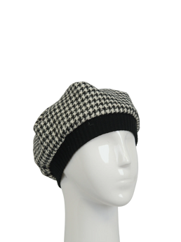 Harris Tweed Beret - HO63 (Black)