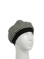 Harris Tweed Beret - HO63 (Black)
