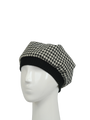 Harris Tweed Beret - HO63 (Black)