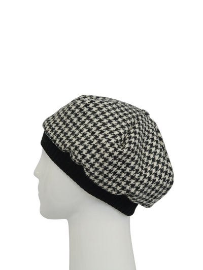 Harris Tweed Beret - HO63 (Black)