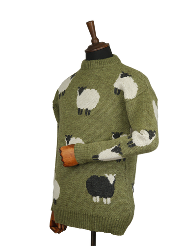 Unisex Black Sheep Jumper - Dark Apple