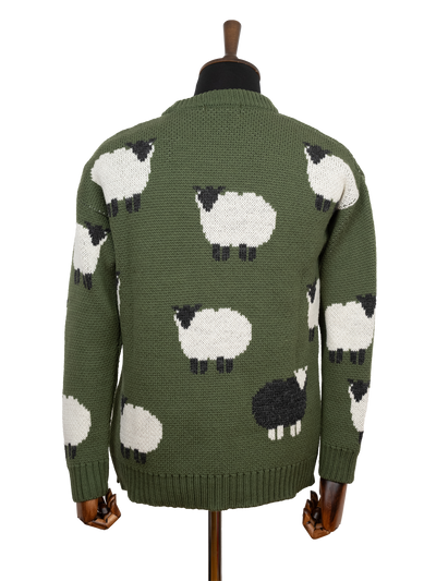 Unisex Black Sheep Jumper - Green